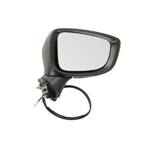 BLIC 5402-14-2001704P - Side mirror R (electric, embossed, with heating, chrome, under-coated, electrically folding) fits: MAZDA