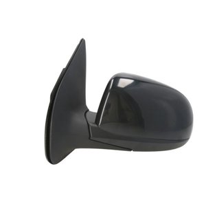 BLIC 5402-20-2001395P - Side mirror L (electric, embossed, with heating, chrome) fits: HYUNDAI i20 08.08-12.15