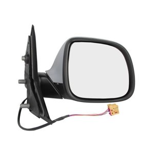 BLIC 5402-01-039332P - Side mirror R (electric, embossed, with heating, under-coated) fits: VW TRANSPORTER T5 LIFT 09.09-04.15