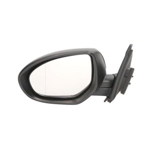 BLIC 5402-14-2001695P - Side mirror L (electric, aspherical, with heating, chrome, under-coated) fits: MAZDA 3 BL 12.08-09.13