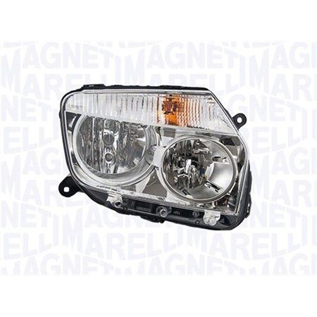 MAGNETI MARELLI 712676512095 - Headlamp L (halogen, H1/H7/PY21W/W5W, electric, manual, with motor, insert colour: grey) fits: DA