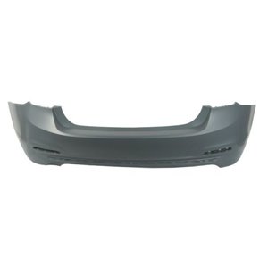 BLIC 5506-00-0063959LP - Bumper (rear, LUXURY/SPORT, with rail holes, for painting, with a cut-out for exhaust pipe: double; on 