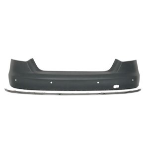 BLIC 5506-00-0051951P - Bumper (rear, with base coating, with parking sensor holes, for painting) fits: AUDI A8 D4 12.09-09.13