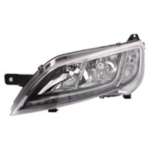 TYC 20-15672-06-2 - Headlamp L (H7/H7/LED, electric, with motor, insert colour: chromium-plated) fits: CITROEN JUMPER; FIAT DUCA