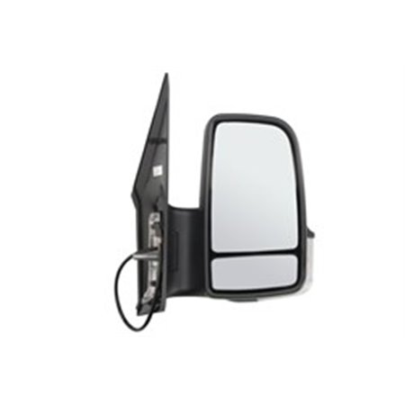515891212199 Side mirror R (electric, embossed, with heating, short) fits: MER