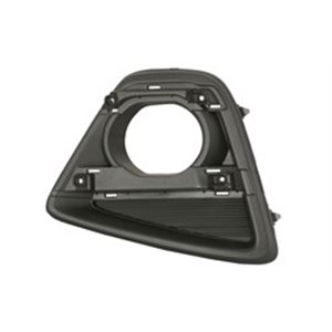 6502-07-3495912P Front bumper cover front R (with fog lamp holes, plastic, black) 
