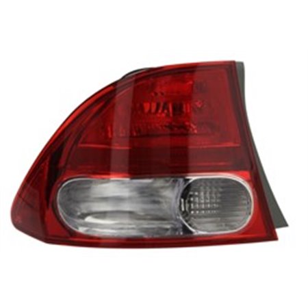 TYC 11-6166-B1-1 - Rear lamp L (external, glass colour red, without ECE) fits: HONDA CIVIC VIII HB, CIVIC VIII SDN 09.05-02.12