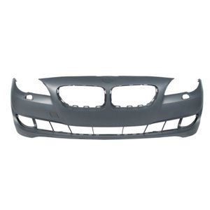 BLIC 5510-00-0067901P - Bumper (front, with headlamp washer holes, for painting) fits: BMW 5 F10, F11 12.09-06.13