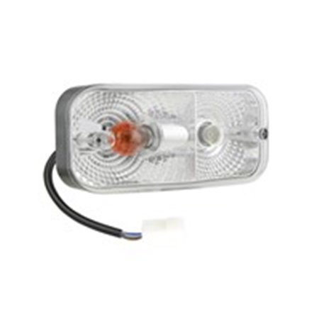 WESEM LA5.39805.01 - Indicator lamp front R (glass colour: white, connector: AMP Faston 250 FF optics rear mount wire 0.15m)