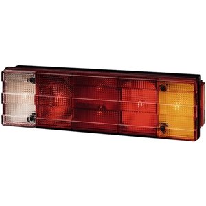 HELLA 2SK 340 101-001 - Rear lamp L/R (P21W/R10W, 24V, with indicator, with fog light, reversing light, with stop light, parking