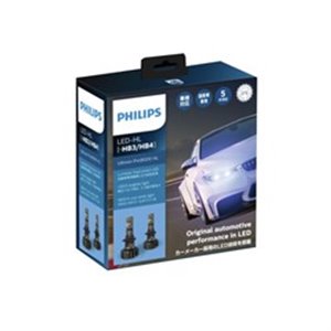 PHILIPS PHI 11005U90CWX2 - LED light bulb (Set 2pcs) HB3/4 12/24V 20W P20d/P22d no certification of approval Ultinon Pro9000 HL,