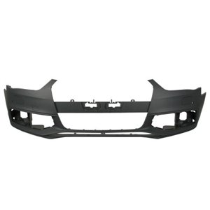 BLIC 5510-00-0029900PS - Bumper (front, S, with fog lamp holes, with headlamp washer holes, with parking sensor holes, for paint