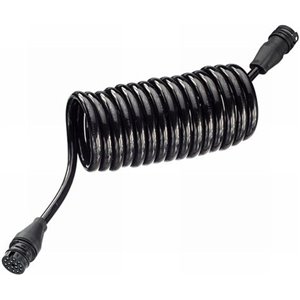HELLA 8KA 340 845-031 - Spiral electric wire (working length 3m, 1x2,5+7x1, with plugs, number of pins: 15, no of lines: 1x2,5+7