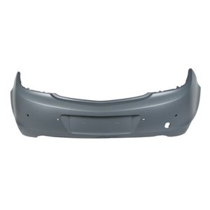 BLIC 5506-00-5079951Q - Bumper (rear, with parking sensor holes, for painting, TÜV) fits: OPEL INSIGNIA A Hatchback / Saloon 07.