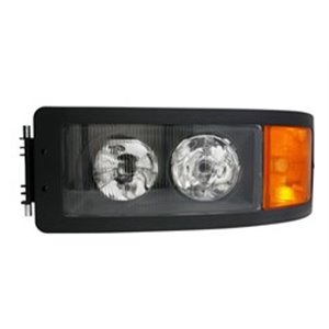 CMG 03.00577 - Headlamp L (H7/W5W, manual, insert colour: black, indicator colour: orange) fits: MAN F2000 01.94-
