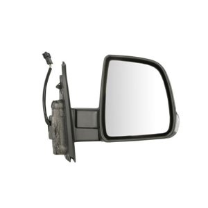 BLIC 5402-07-046370P - Side mirror R (electric, embossed, with heating, under-coated) fits: FIAT DOBLO II 02.10-
