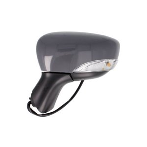 BLIC 5402-09-2002105P - Side mirror L (electric, aspherical, with heating, chrome, under-coated, electrically folding) fits: REN