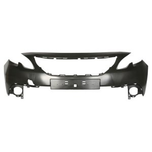 BLIC 5510-00-5517901P - Bumper (front, with rail holes, for painting) fits: PEUGEOT 2008 I 03.16-06.19