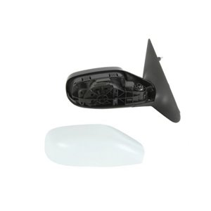 BLIC 5402-04-1121235P - Side mirror R (electric, embossed, with heating, blue, under-coated, with temperature sensor) fits: RENA
