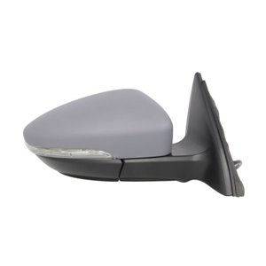 BLIC 5402-01-2002658P - Side mirror R (electric, embossed, with heating, chrome, under-coated) fits: VW JETTA IV 04.10-01.18