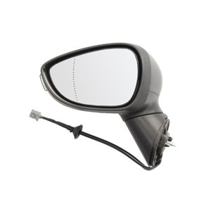 BLIC 5402-03-2001177P - Side mirror L (electric, aspherical, with heating, chrome) fits: FORD B-MAX 10.12-09.17
