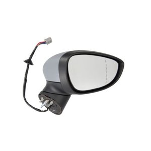 BLIC 5402-04-0304592P - Side mirror R (electric, aspherical, with heating, under-coated, electrically folding, with lighting) fi