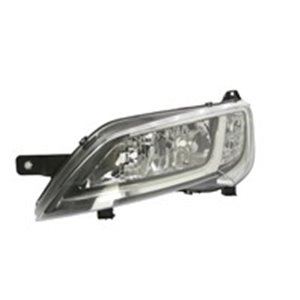 TYC 20-14776-05-2 - Headlamp L (H7/H7/W21, electric, with motor, insert colour: chromium-plated) fits: CITROEN JUMPER; FIAT DUCA