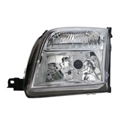 TYC 20-0360-05-2 - Headlamp L (H4, electric, with motor, insert colour: chromium-plated, indicator colour: white) fits: FORD FUS