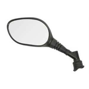 RMS RMS 12 276 1650 - Mirror (left, M10x1,25, direction: right-sided, colour: black, road approval: Yes, fitting in handlebars) 