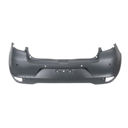 BLIC 5506-00-6033953Q - Bumper (rear, with parking sensor holes, for painting, CZ) fits: RENAULT CLIO III Ph II 06.09-11.12