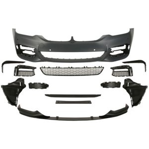 BLIC 5510-00-0068909KP - Bumper (front, with valance, M PERFORMANCE, with fog lamp holes, number of parking sensor holes: 6, for