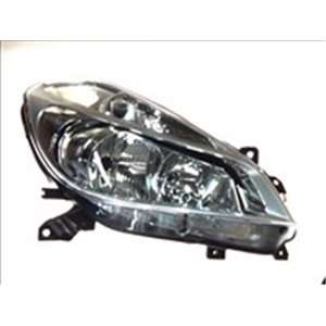 VALEO 043747 - Headlamp R (halogen, H1/H7, electric, without motor, indicator colour: transparent) fits: RENAULT CLIO III Ph I -