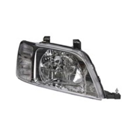 DEPO 217-1125R-LD-EM - Headlamp R (H4, electric, without motor, insert colour: chromium-plated, indicator colour: transparent) f