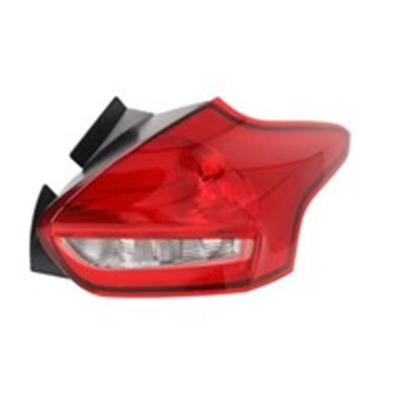 TYC 11-12807-16-2 - Rear lamp R (external, LED, glass colour red) fits: FORD FOCUS III Liftback 5D 07.10-11.14