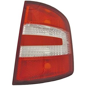 HELLA 9EL 171 975-021 - Rear lamp R (P21/4W/P21W, indicator colour white, glass colour orange, with fog light, reversing light) 