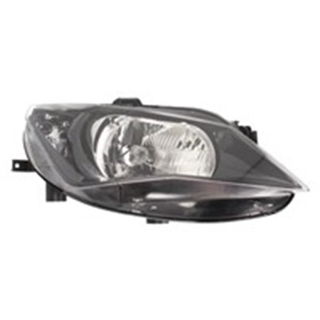 TYC 20-14371-15-2 - Headlamp R (H4, electric, without motor, insert colour: black) fits: SEAT IBIZA IV, IBIZA IV SC, IBIZA IV ST