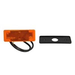 TRUCKLIGHT SM-UN149 - Outline marker lights L/R, orange, LED, height 44mm; width 113mm; depth 13mm, surface, hose length 500, no