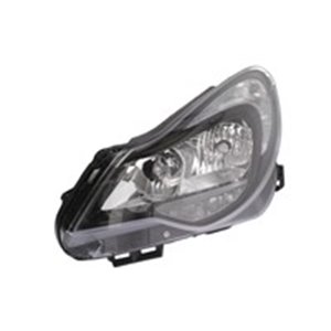 DEPO 442-1169LMLDEM2 - Headlamp L (H1/H7, electric, with motor, insert colour: black, indicator colour: white) fits: OPEL CORSA 