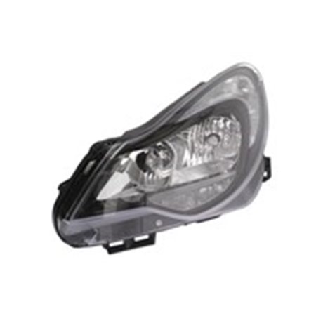 DEPO 442-1169LMLDEM2 - Headlamp L (H1/H7, electric, with motor, insert colour: black, indicator colour: white) fits: OPEL CORSA 