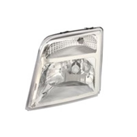 DEPO 431-1165L-LD-EM - Headlamp L (halogen, H4/PY21W/W5W, electric, with motor, insert colour: chromium-plated, indicator colour