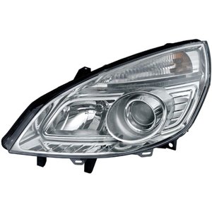 HELLA 1EL 009 447-101 - Headlamp R (halogen, H1/H7/PY21W/W5W, electric, without motor, insert colour: chromium-plated) fits: REN