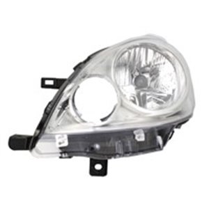DEPO 215-11D4L-LD-EM - Headlamp L (H4, electric, without motor, insert colour: silver, indicator colour: transparent) fits: NISS