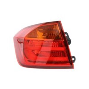DEPO 444-1967L-UE - Rear lamp L (external, LED/P21W, indicator colour yellow, glass colour red) fits: BMW 3 F30, F31, F80 Saloon
