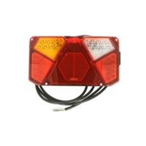 WAS 1005 W124DEL - Rear lamp L (LED, 12/24V, with indicator, with fog light, with stop light, parking light, with plate lighting