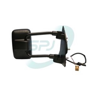 SPJE-2247 Side mirror L (electric, embossed, with heating, long) fits: VW T