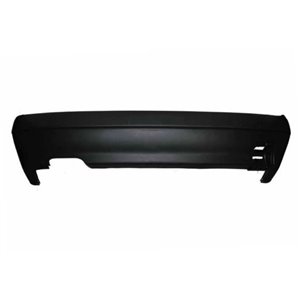 BLIC 5506-00-9521955P - Bumper (rear, wide, complete, black, with a cut-out for exhaust pipe: on the left) fits: VW GOLF II 09.8