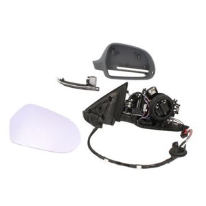 BLIC 5402-25-034364P - Side mirror R (electric, embossed, with heating, under-coated, electrically folding) fits: AUDI A3 8P 06.