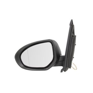 BLIC 5402-14-2001677P - Side mirror L (electric, aspherical, chrome, under-coated) fits: MAZDA 2 DE 10.07-06.15