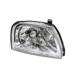 DEPO 214-1152R-LD-E - Headlamp R (H4, manual, without motor, insert colour: chromium-plated) fits: MITSUBISHI L 200 06.96-10.05