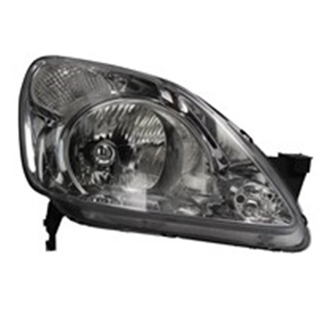 DEPO 217-1138R-LDEMC - Headlamp R (H4, electric, without motor, insert colour: chromium-plated, indicator colour: white) fits: H